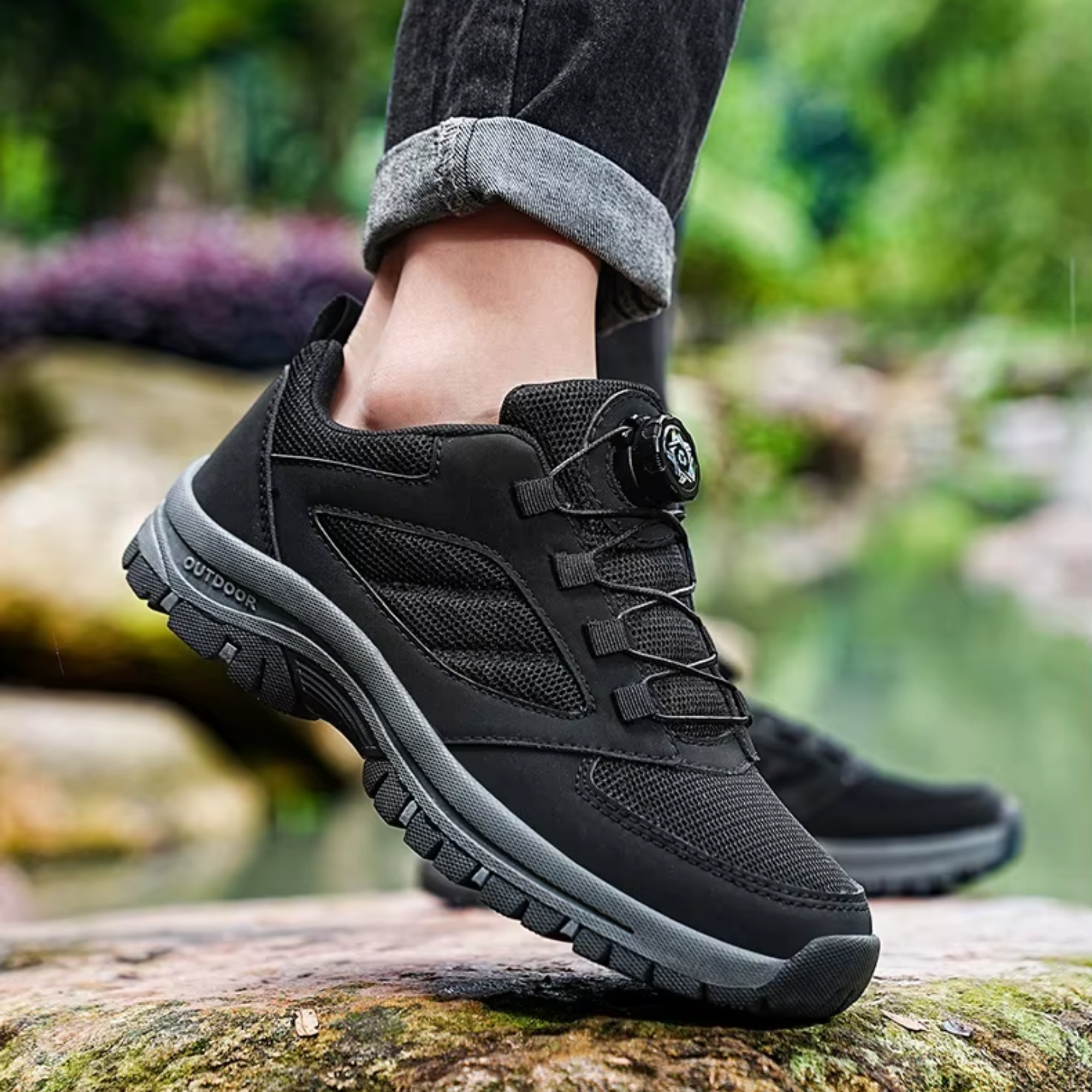 ביפלקס קומפורט – נעלי ספורט לגברים עם אבזם מסתובב