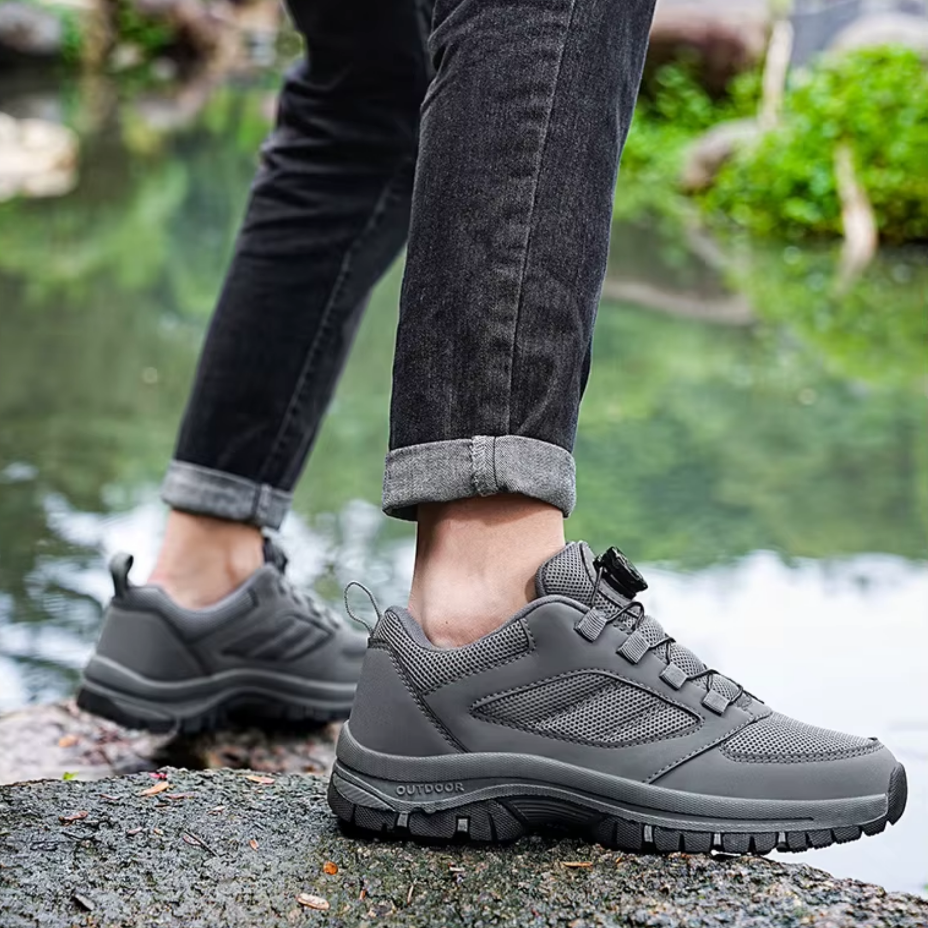 ביפלקס קומפורט – נעלי ספורט לגברים עם אבזם מסתובב