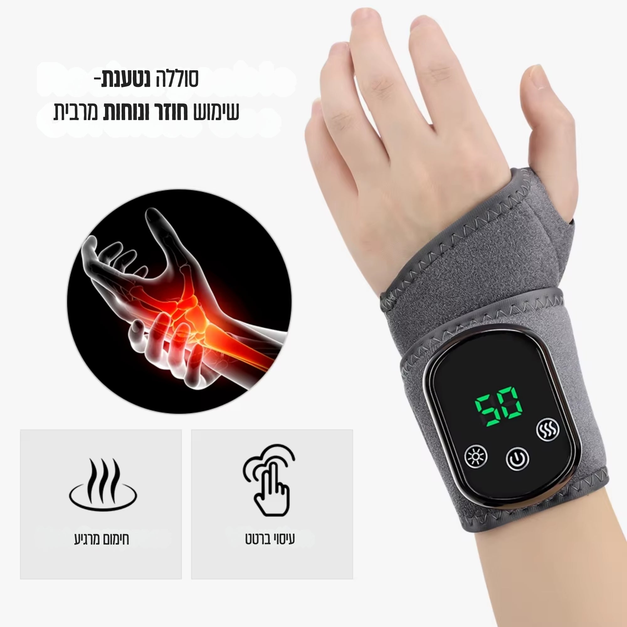 FlexWrist –  עיסוי מקצועי לכף היד מבית ביפלקס