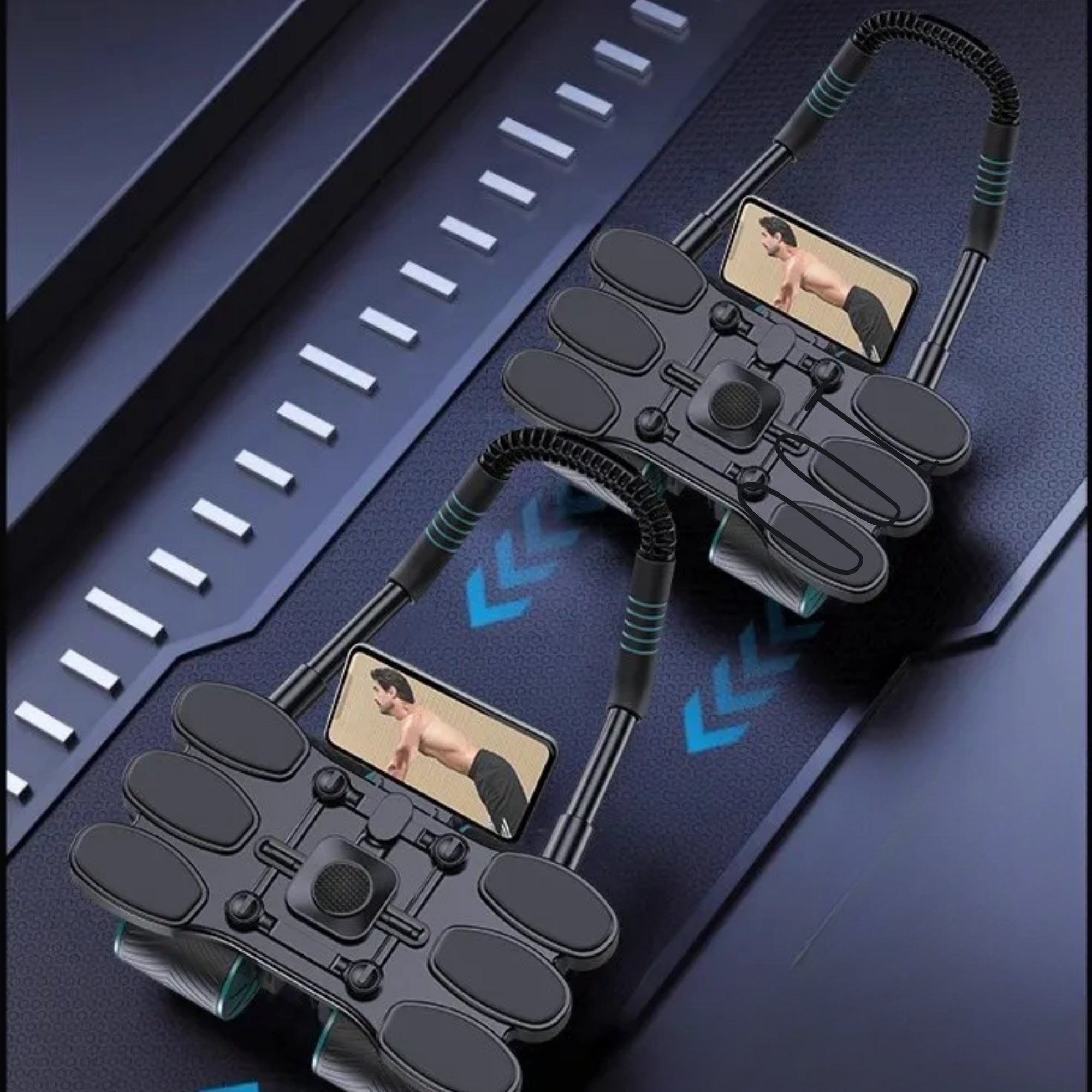 FlexCore Pro – גלגל בטן אוטומטי לחיזוק שרירי הליבה