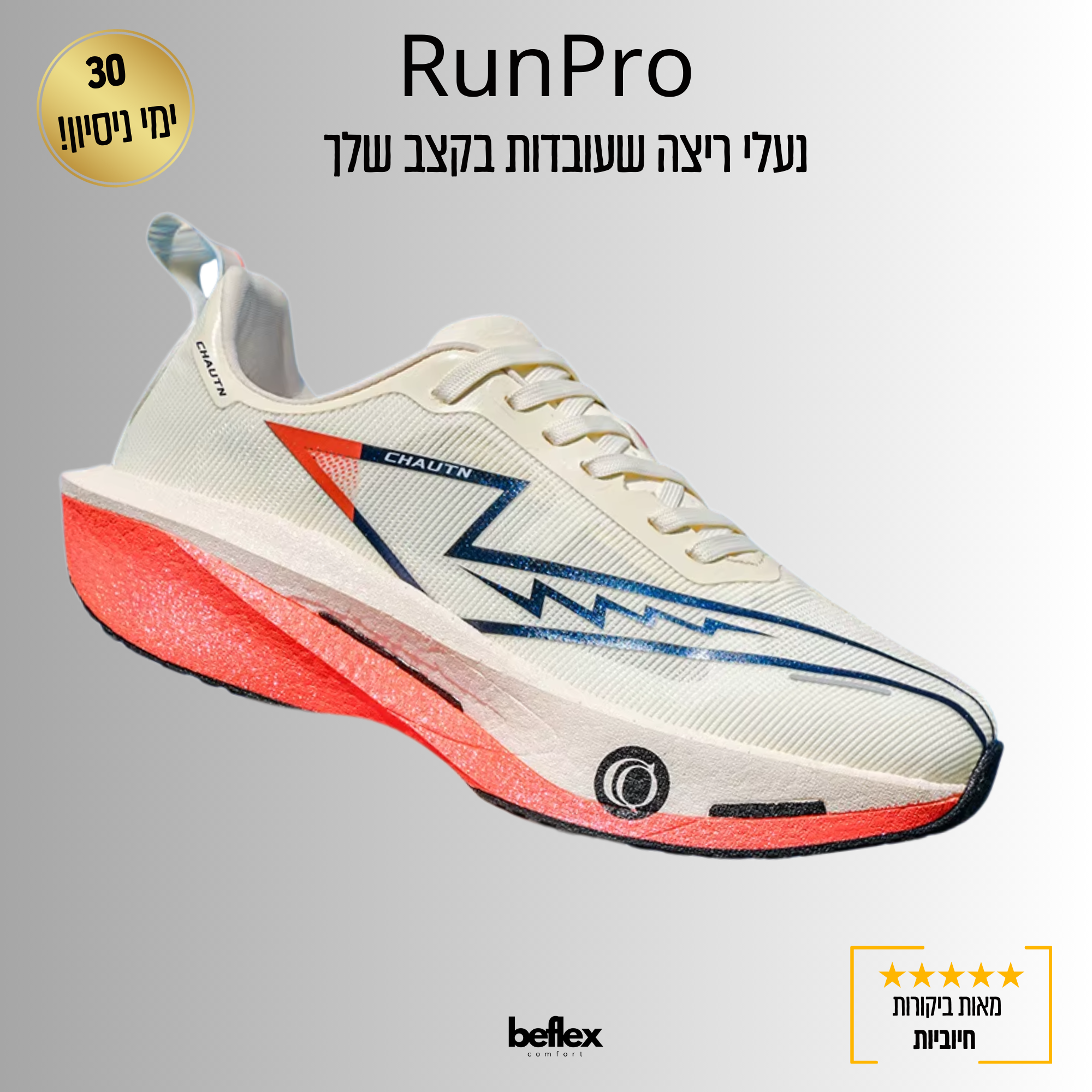 RunPro - נעלי ריצה שעובדות בקצב שלך
