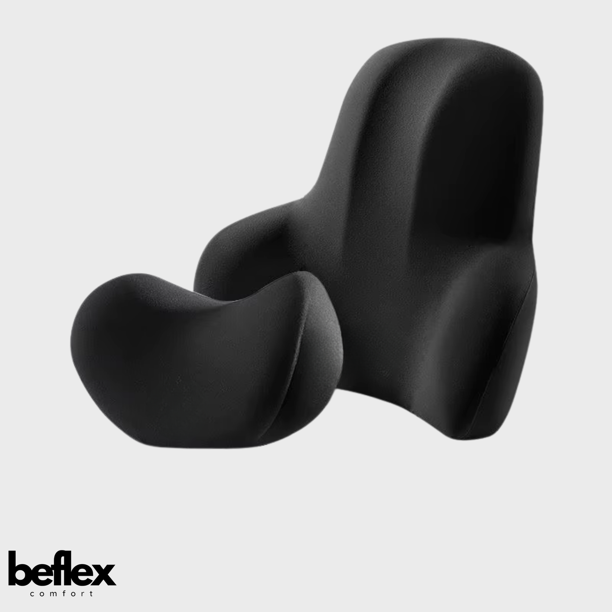 FlexComfort סט כריות תמיכה לגב ולצוואר מבית ביפלקס