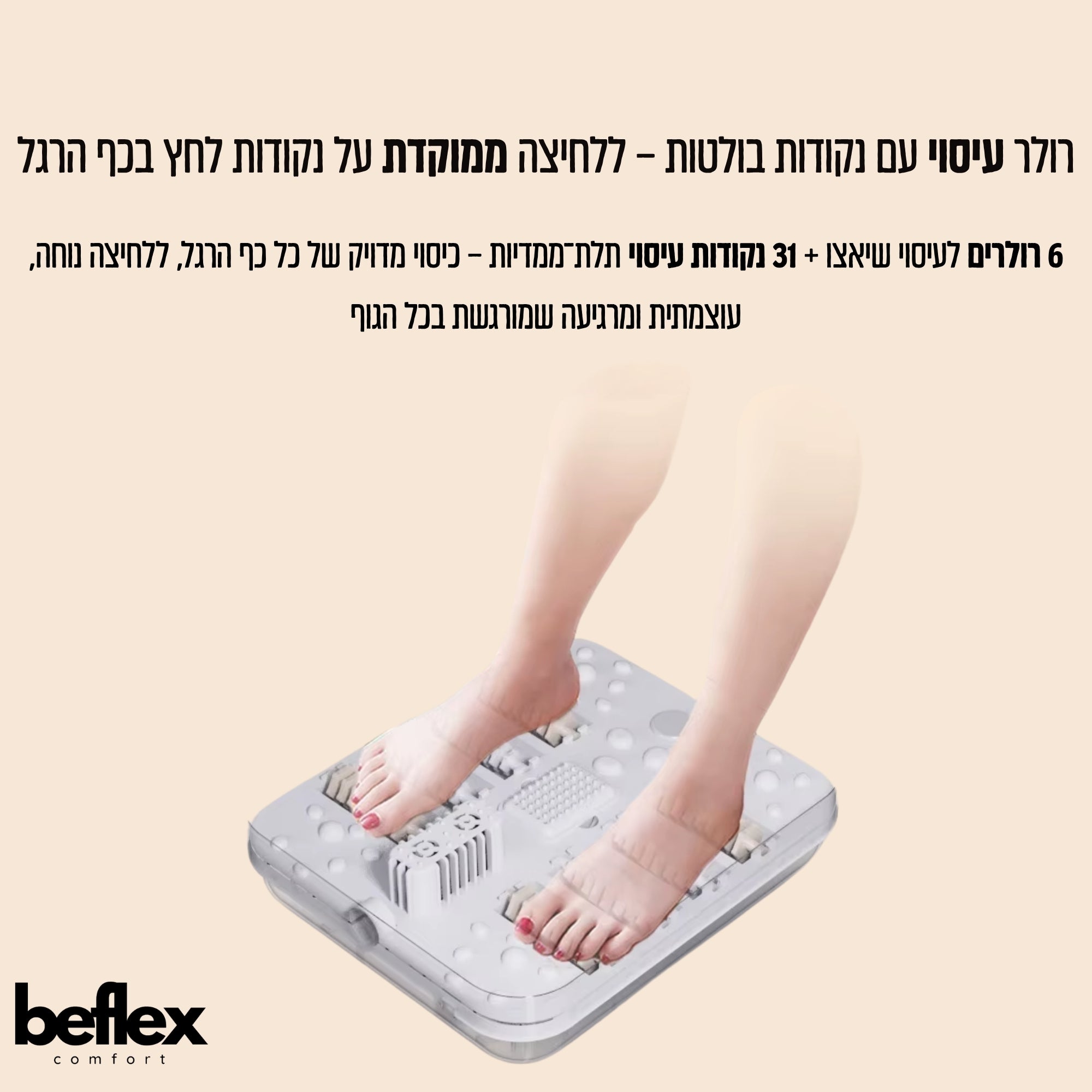 FlexSoothe –  מכשיר עיסוי וספא לרגליים בלחיצת כפתור מבית ביפלקס