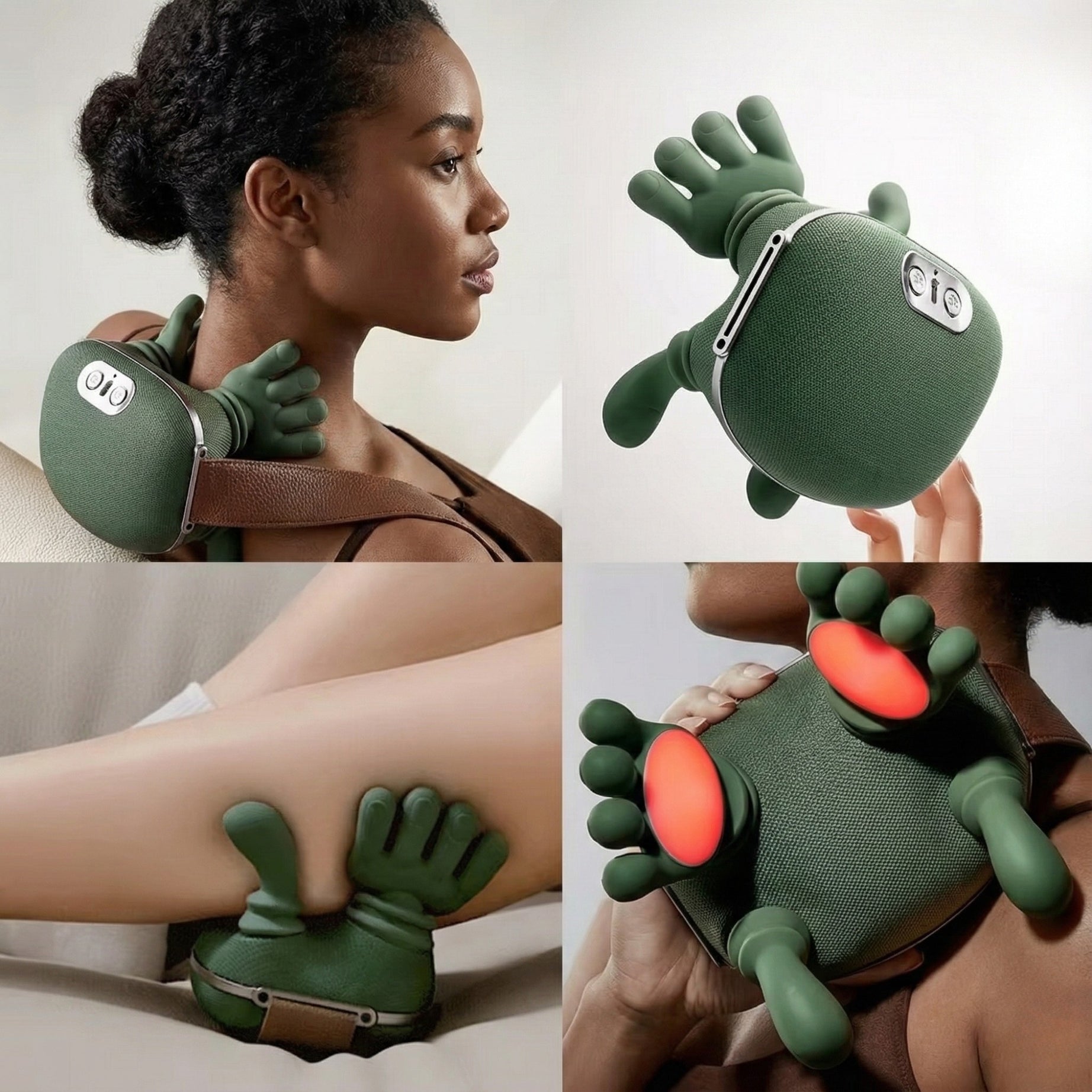 FlexNeck Deep Pro – מסאג'ר עמוק לצוואר, כתפיים וגב עם חימום